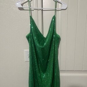Green Sequin Dress